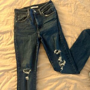 American Eagle Distressed Skinny Jeans size 27 (2-4)